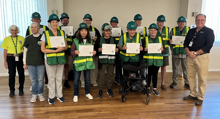 Another class of CERT members graduation on 111325